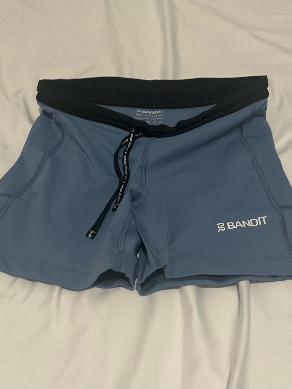 Bandit 5” Women’s Compression Shorts in Light Blue Size Medium